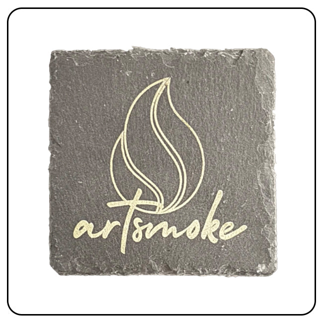 Untersetzer aus Schiefer - artsmoke