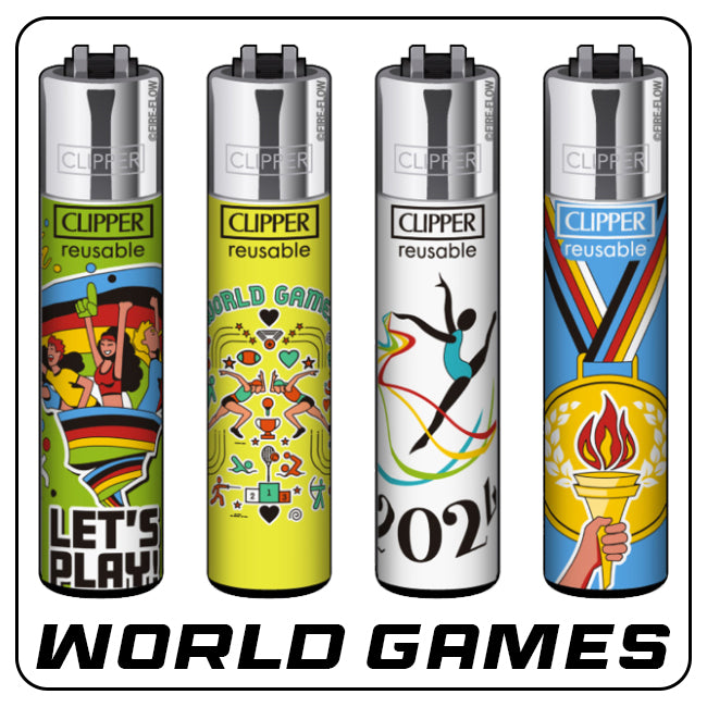 Clipper Feuerzeuge - World Games