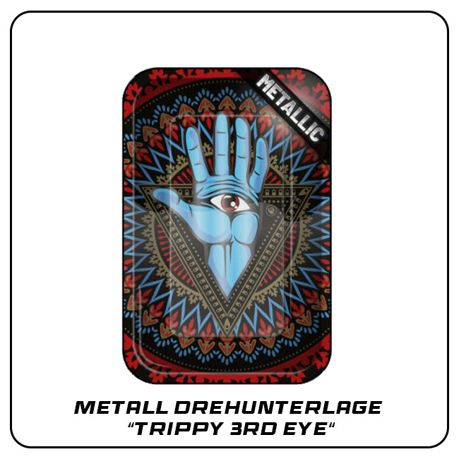 Metal Rolling Tray Trippy 3rd Eye (275 mm x 175 mm)