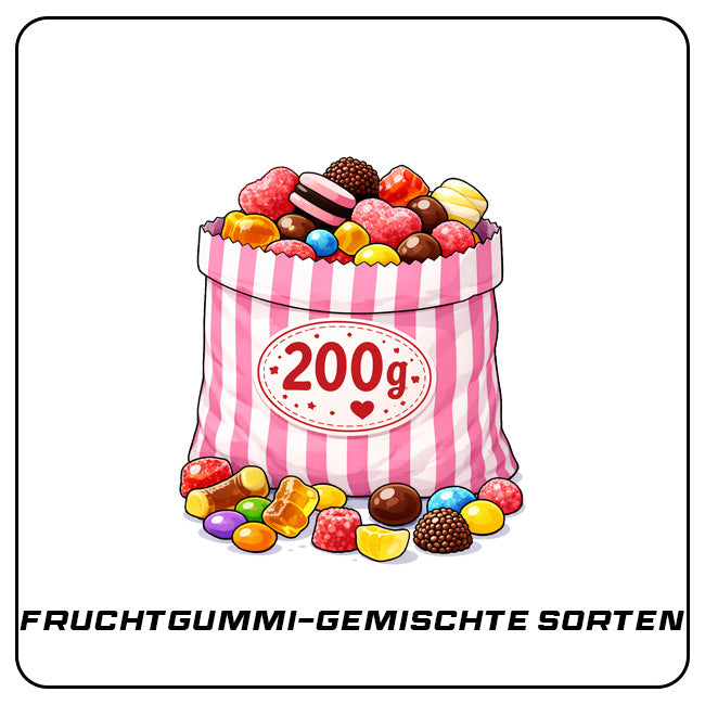 ARTS Fruchtgummi - Gemischte Sorten (100g/200g/300g)