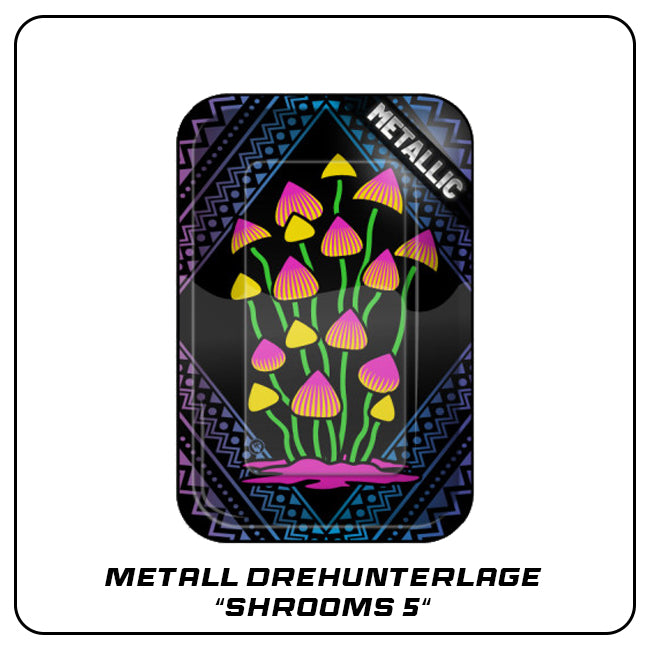 Metal Rolling Tray Shrooms 5 2/4 (275 mm x 175 mm)