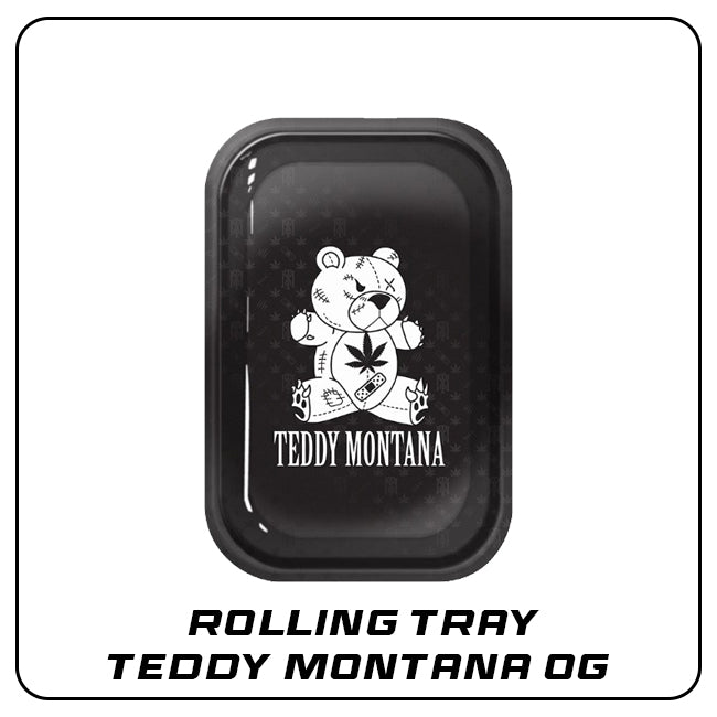 Metal Rolling Tray – Teddy Montana OG – 29 x 19cm