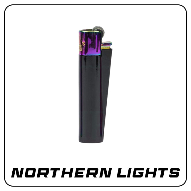 Clipper Metall Feuerzeug: Northern Lights inkl. Geschenkbox