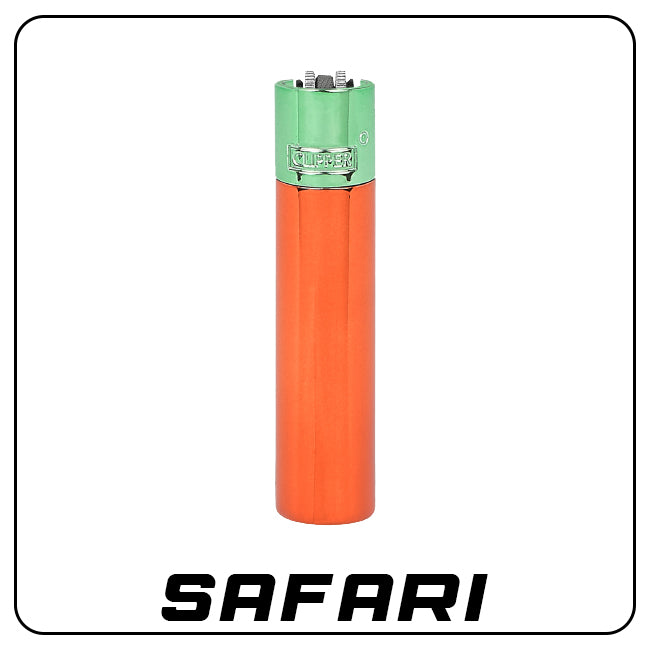 Clipper Metall Feuerzeug: Safari inkl. Geschenkbox