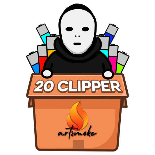 Clipper Feuerzeuge - Zufallsbox - 20 Clipper