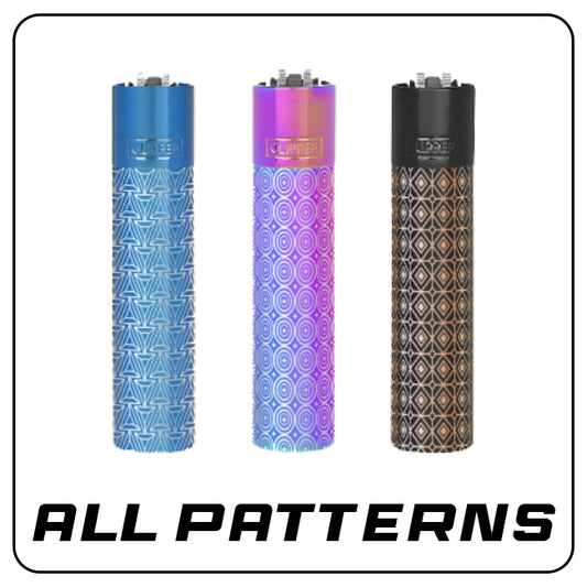 Clipper Metall Feuerzeug: All Patterns inkl. Geschenkbox