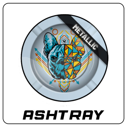 Metal Ashtray - Geometrical Animals