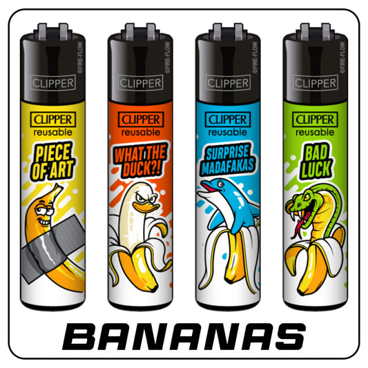 Clipper Feuerzeuge - Bananas