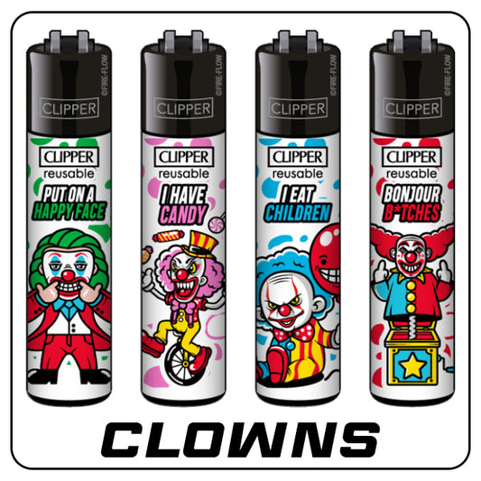 Clipper Feuerzeuge - Clowns