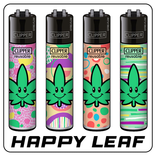Clipper Feuerzeuge - Happy Leaf