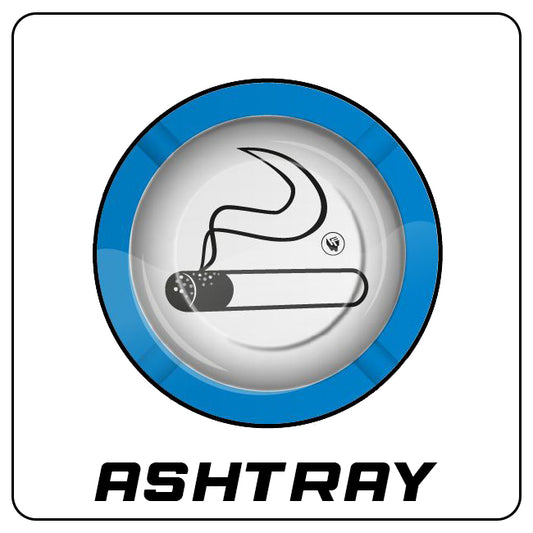 Metal Ashtray - Rauchen Gestattet