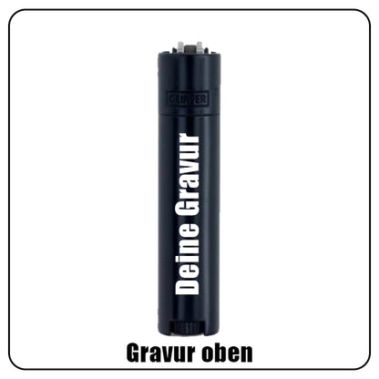 Clipper Metall Feuerzeug: Lava inkl. Geschenkbox