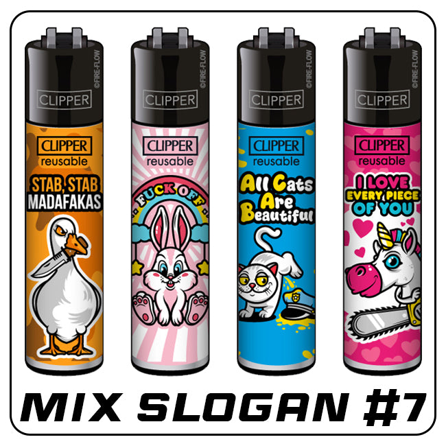 Clipper Feuerzeuge - Mix Slogan #7