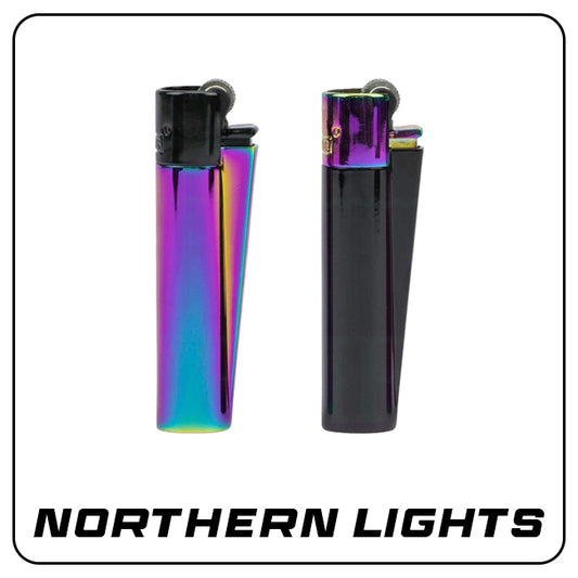 Clipper Metall Feuerzeug: Northern Lights inkl. Geschenkbox