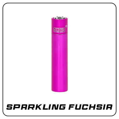 Clipper Metall Feuerzeug: Sparkling Fuchsia inkl. Geschenkbox