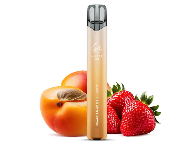 ELFBAR 800 - "Strawberry Apricot" - E-Shisha - 20 mg - 800 Züge