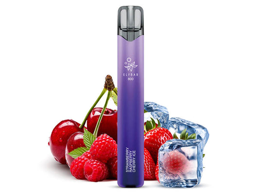 ELFBAR 800 - "Strawberry Raspberry Cherry Ice" - E-Shisha - 20 mg - 800 Züge