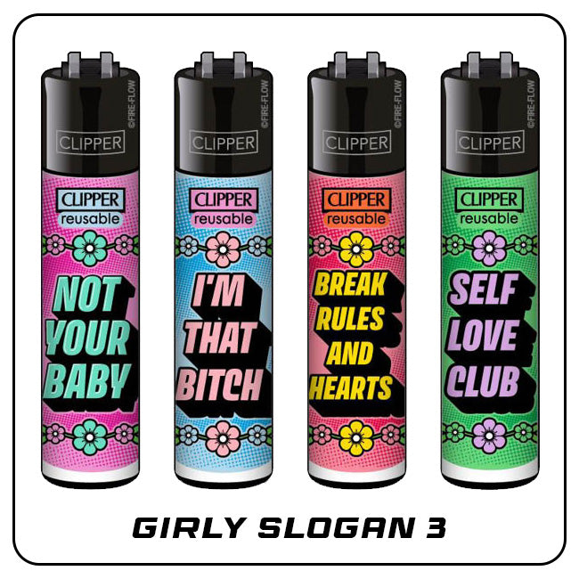 Clipper - Girly Slogan 3