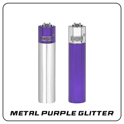 Clipper - Metal Purple Glitter