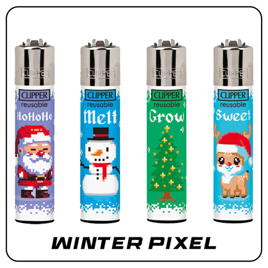 Clipper Large WINTER PIXEL