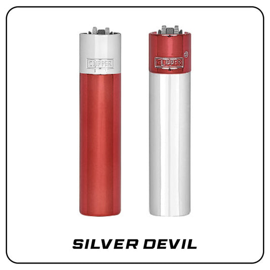 Clipper Metal Large Silver Devil