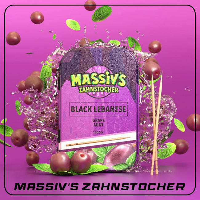 Massiv's Zahnstocher mit Geschmack