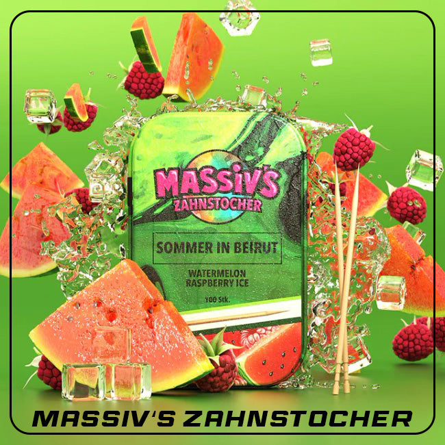 Massiv's Zahnstocher mit Geschmack