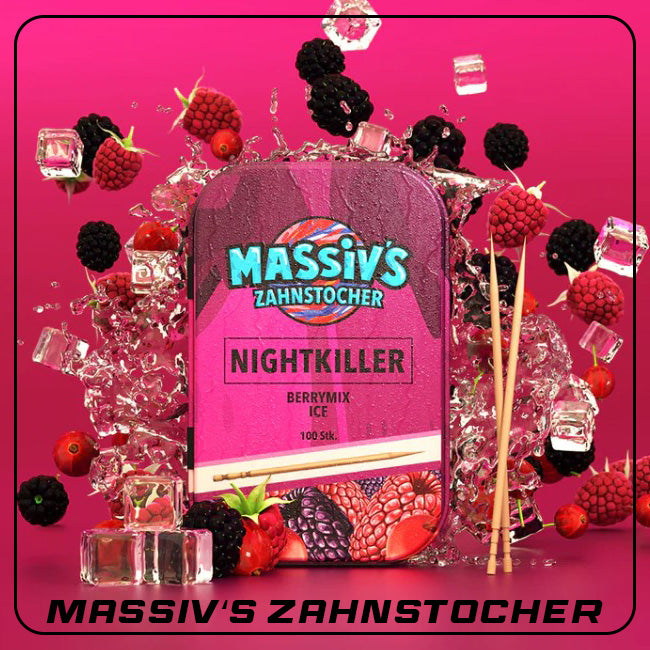 Massiv's Zahnstocher mit Geschmack