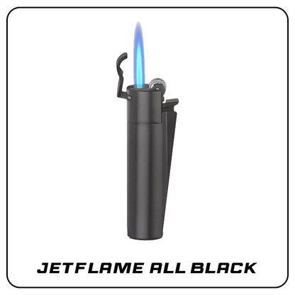 Clipper Metal Jetflame Large ALL BLACK mit Reibrad [VORVERKAUF]