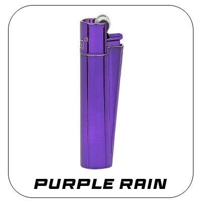 Clipper Metall Feuerzeug: Purple Rain inkl. Geschenkbox