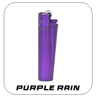 Clipper Metall Feuerzeug: Purple Rain inkl. Geschenkbox